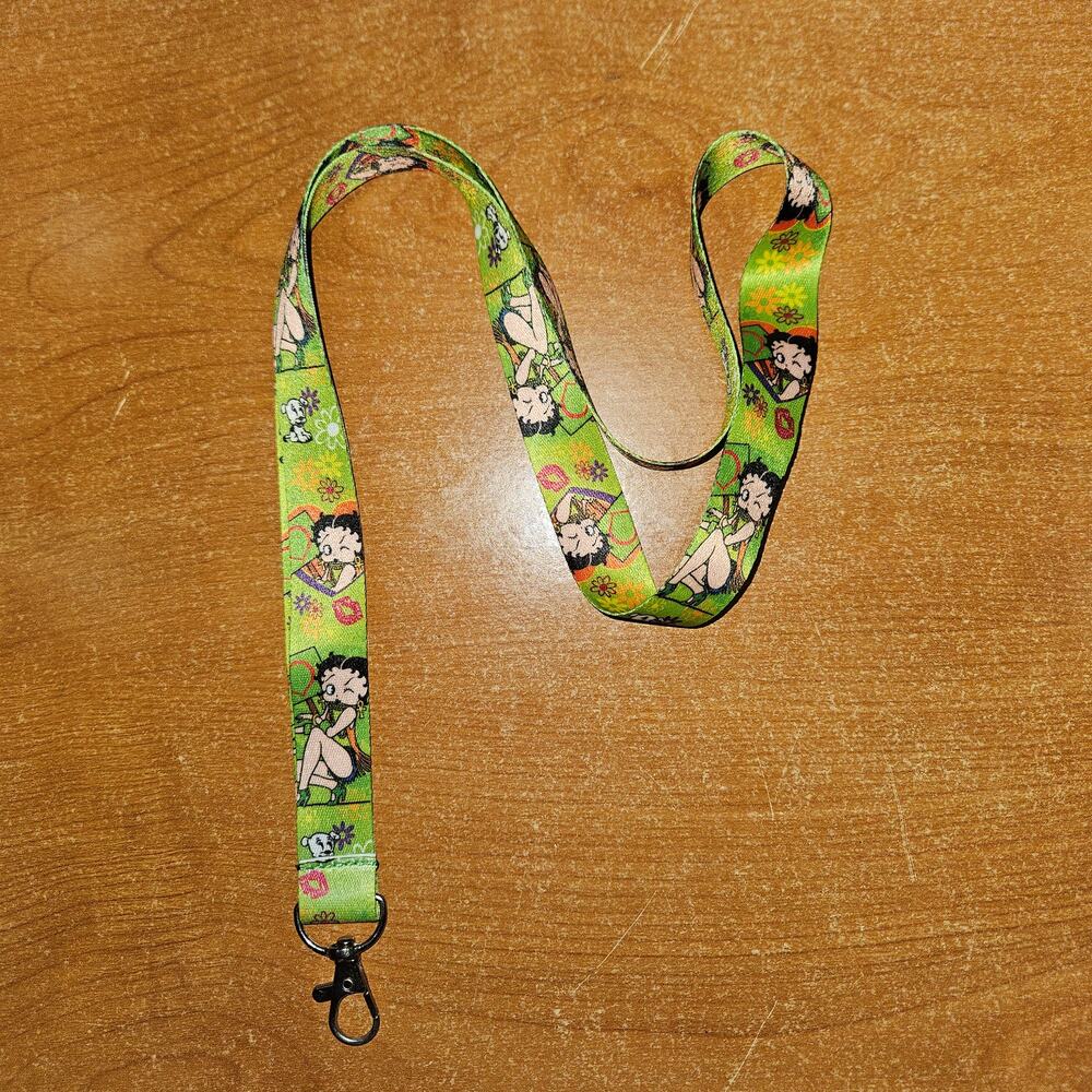 Betty Boop Lanyard Tropical Boop-tastic Vibes for Your Everyday Carry